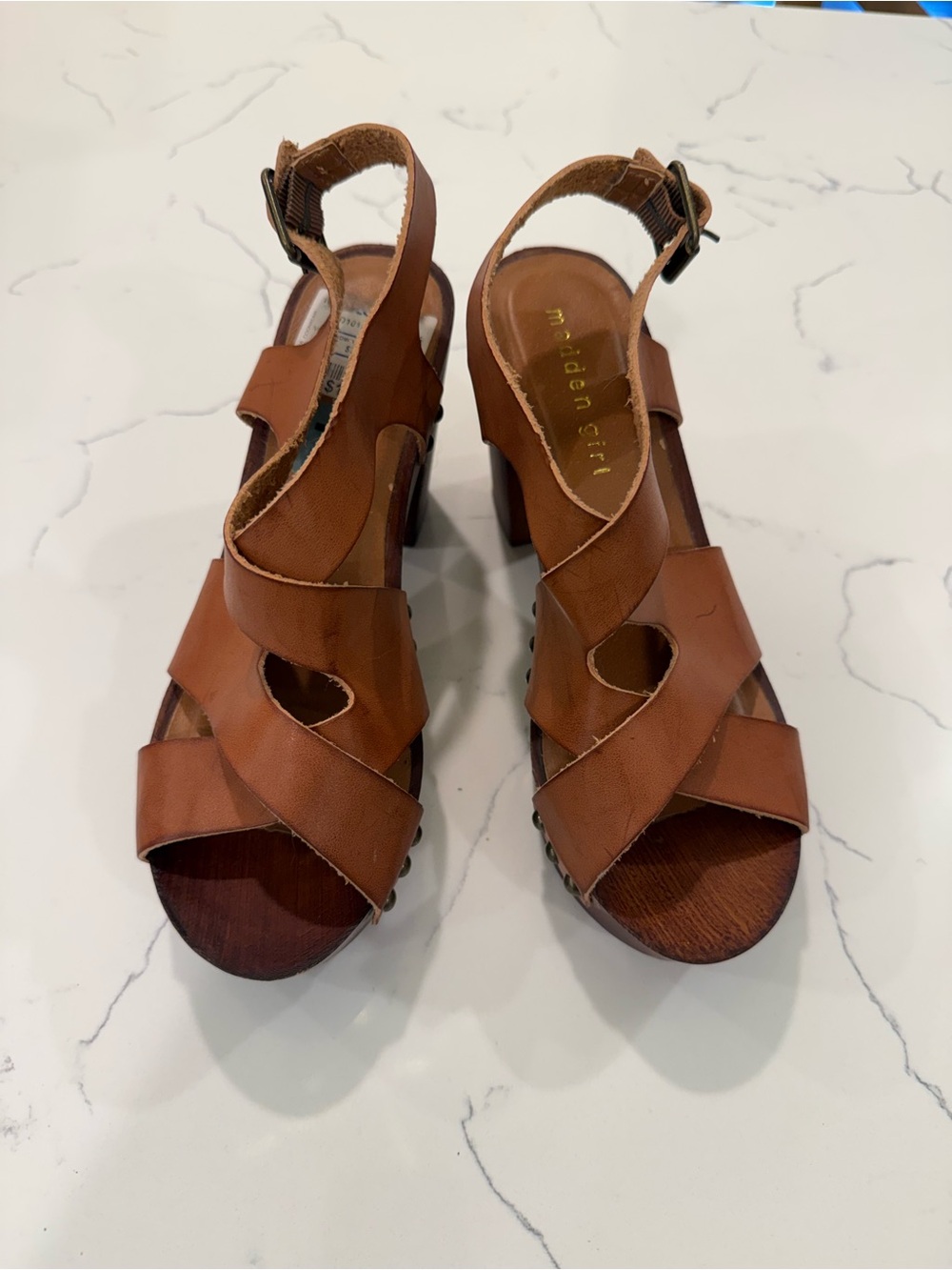 Madden girl Nilly wooden sandals